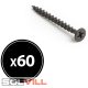 Gipszkarton csavar fához 3,5 x 45 mm 60db/cs GB