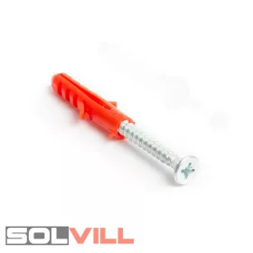 Tipli csavarral 8x40 piros új Gb