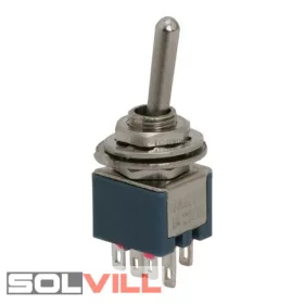   Kapcsoló készülékkapcsoló karos BE/KI 2P BE/BE 250VAC 1A GLOB