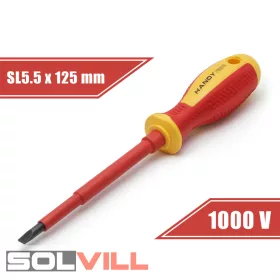 Csavarhúzó - 1 x 5,5 x 125 mm - 1000V-ig szigetelt GB