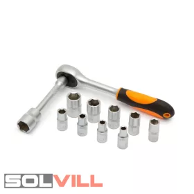 Dugókulcs készlet - 1/4 - 12 db GB"