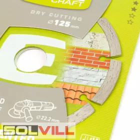 Gyémántvágó tárcsa 125x22 Extol