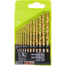   Fúrószár készlet fémhez titán bevonatú 13db 1,5- 6,5mm Extol