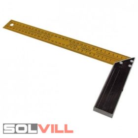 Asztalos derékszög 300×130mm alumínium Extol