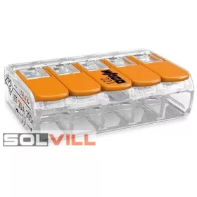 Wago csattos 5x0,14-4mm2 LAPOS Wago