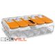 Wago csattos 5x0,14-4mm2 LAPOS Wago