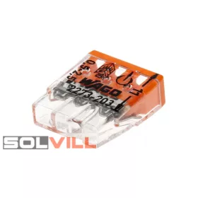 Wago 3x0,5-2,5mm2 átlátszó Wago