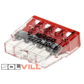 Wago 4x2,5mm2 átlátszó Wago