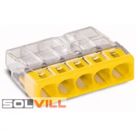 Wago 5x0,5-2,5mm2 átlátszó Wago