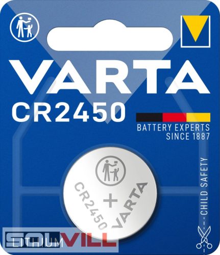 Elem CR2450 3V lítium Varta
