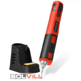   Forrasztópáka - akkumulátoros, Type-C - tisztítószivaccsal GB