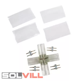 LED fénykábel X-alak