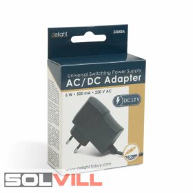 Hálózati adapter 12V 500mA GB