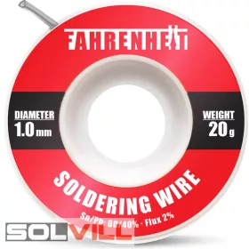 Forrasztó ón, 1mm, 20g GB