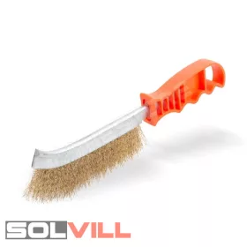 Drótkefe - műanyag nyéllel GB