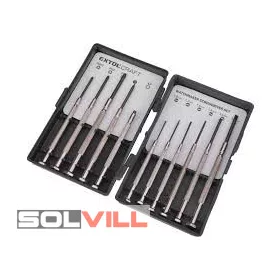 Műszerész csavarhúzó készlet 11 darabos Extol