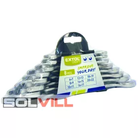Villáskulcs készlet 8db 6-22mm Extol