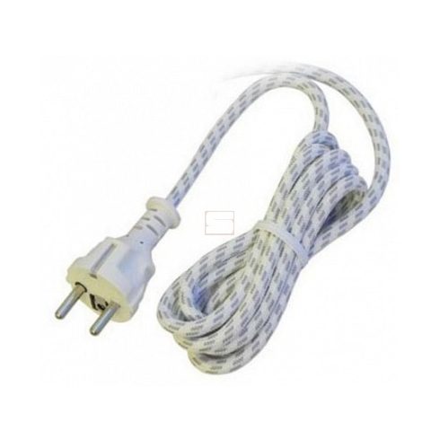 Flexo kábel 3x0,75-2,5m textiles (vasalókábel)