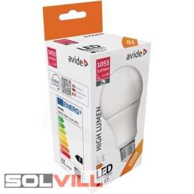Led izzó E27 4000K Dimmelhető Led Globe Avide