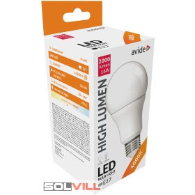 Led izzó E27 16W 4000K A71 (2000 lumen) Avide új