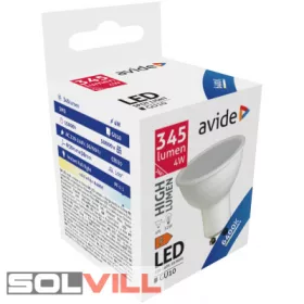 Led izzó GU10 4W 6400K (345 lumen) Avide új