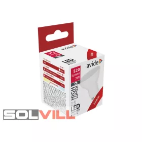 Led izzó GU10 7W 3000K (610 lumen) Avide új