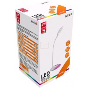 Asztali led lámpa USB 4W 4000K RGB fehér AVIDE