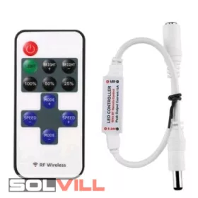 Led szalag vezérlő RF 144W max Avide