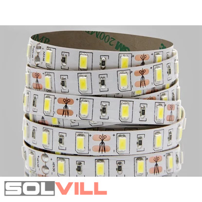 Led szalag KÖZÉPFEHÉR IP20 12W smd2835 60 led/m 1320 Lm/m 4000K AVIDE