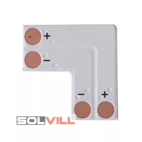 Led szalag gyorscsatlakozó 2835 L Sarok Toldó