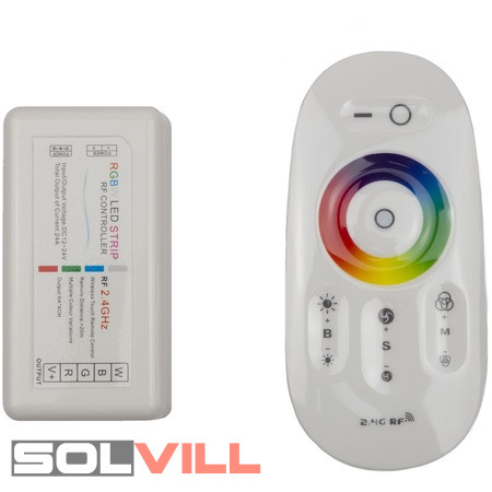 Led szalag vezérlő RF RGB+W távirányítós 216W RF Avide