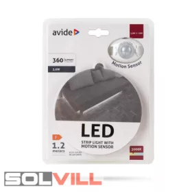   Led szalag  1,2m 3,6W/m 3000K IP65 (Avide) Mozgásérzékelős