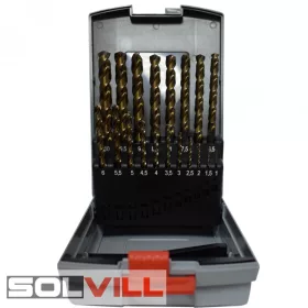 Fúrókészlet 19 részes műanyag dobozban Abraboro