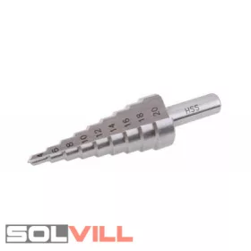 Lépcsős fúró köszörült 4-20mm HSS-G Abraboro
