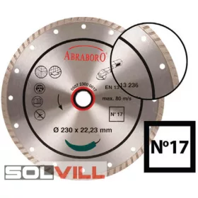 Gyémántvágó tárcsa Turbo 125 x 22,23 Abraboro
