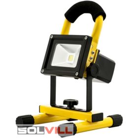   Led Reflektor munkalámpa 10W hordozható akkumulátoros IP54 4000K 550Lm 2200mAh Avide