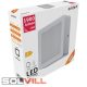 Mini led panel, mélysugárzó szögletes, falon kívüli 18W 4000k Avide