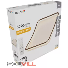 Led Mennyezeti Lámpa Cole RF Távirányítóval Avide