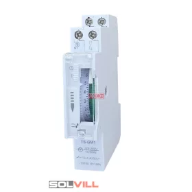 Időkapcsoló mechanikus sínre szerelhető 230V (ANCO)