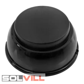 Talpkapcsoló, 2,5A, 250V~, 68x40, fekete, ANCO