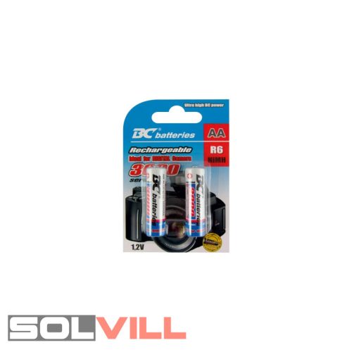 Elem tölthető AA 1,2V Ni-MH 2600mAh BC 2db/cs