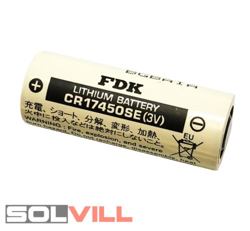 Elem 3V Lítium 2500mAh CR17450SE KAP