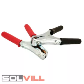 Akkumulátor csipesz piros 400A