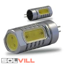 Led izzó G4 12V 6W 4000K 200lm Delux (1 év garancia) ()