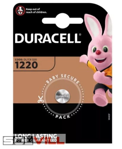 Elem CR1220 3V lítium Duracell