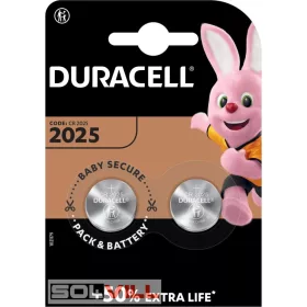 Elem CR2025 3V lítium 2db/cs Duracell