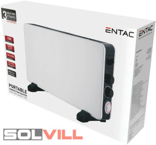 Konvekciós fűtőtest Időzítővel Slim 2000W Entac
