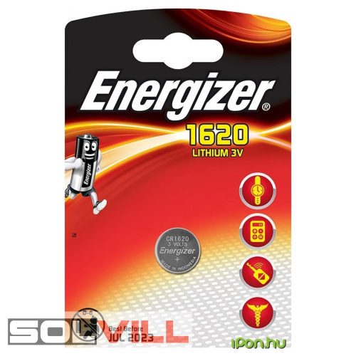 Elem CR1620 3V lítium Energizer