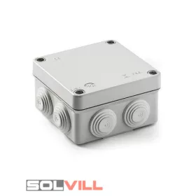 Kötődoboz Fk. 100x100x55 IP55 gumi bevezetővel Famatel