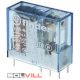 Relé, 1 váltó 12V DC 16A FINDER